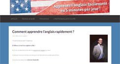 Desktop Screenshot of anglais5minutes.fr