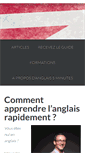 Mobile Screenshot of anglais5minutes.fr